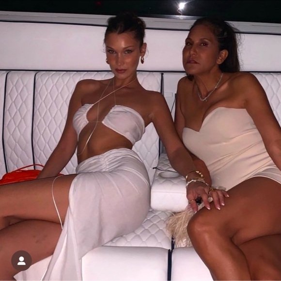 White Strapless Two-Piece Set - Picture 2 of 5